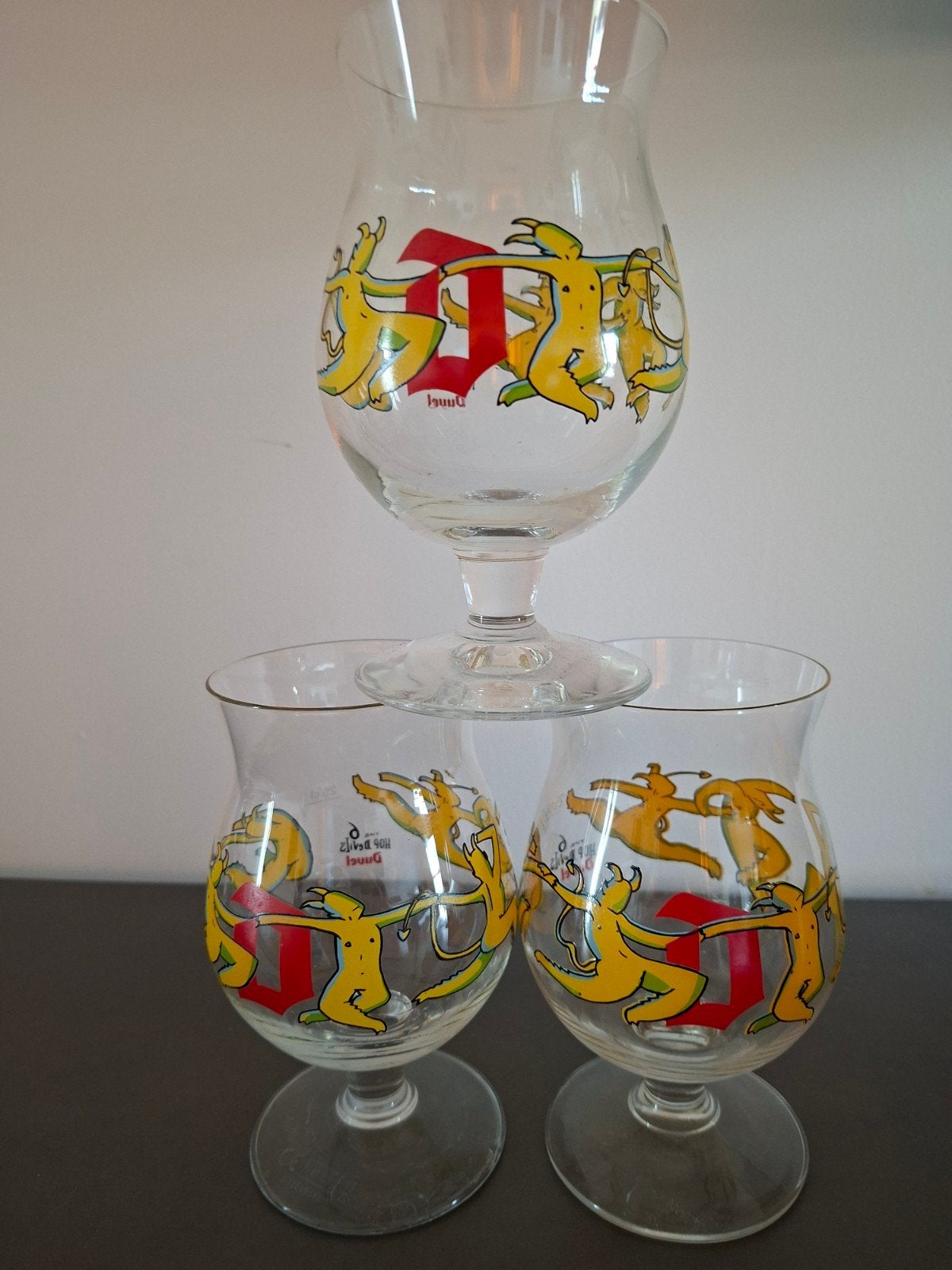 Duvel glazen 25 cl., Collections, Marques de bière, Enlèvement ou Envoi, Duvel