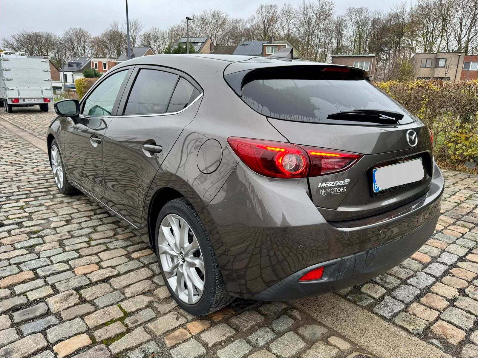 Mazda 3 1.5D 1r Main 122.500 km Carnet Xenon Lederen Bose, Auto's, Mazda, Automaat, Euro 6, 4 cilinders, Leder