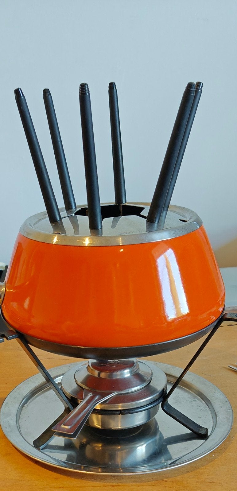 fondueset met borden, Elektronische apparatuur, Ophalen, Gebruikt, Brander, Fondueset