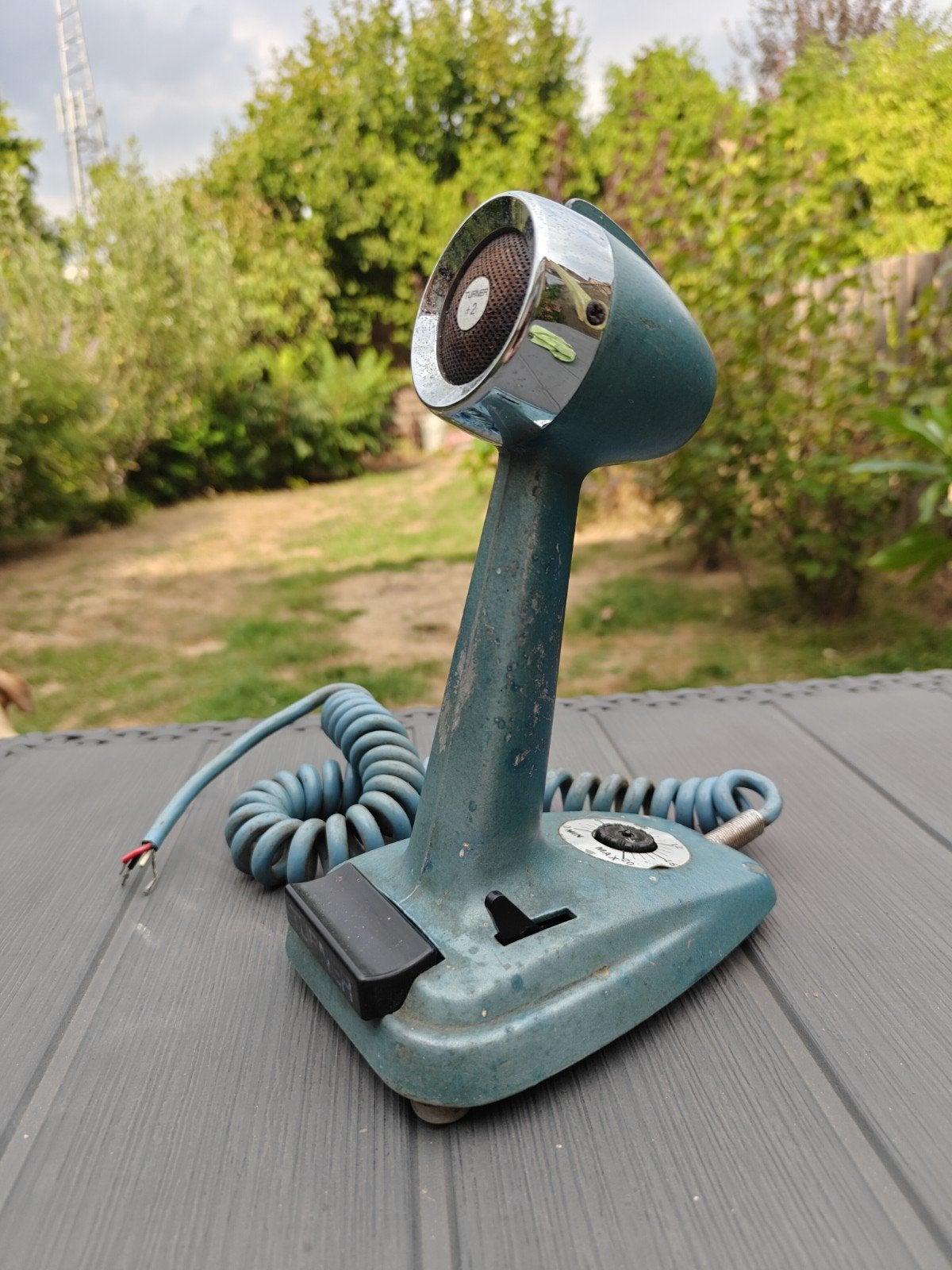 Vintage Turner SSB +2 transistor tafelmicrofoon -niet getest, Ophalen of Verzenden
