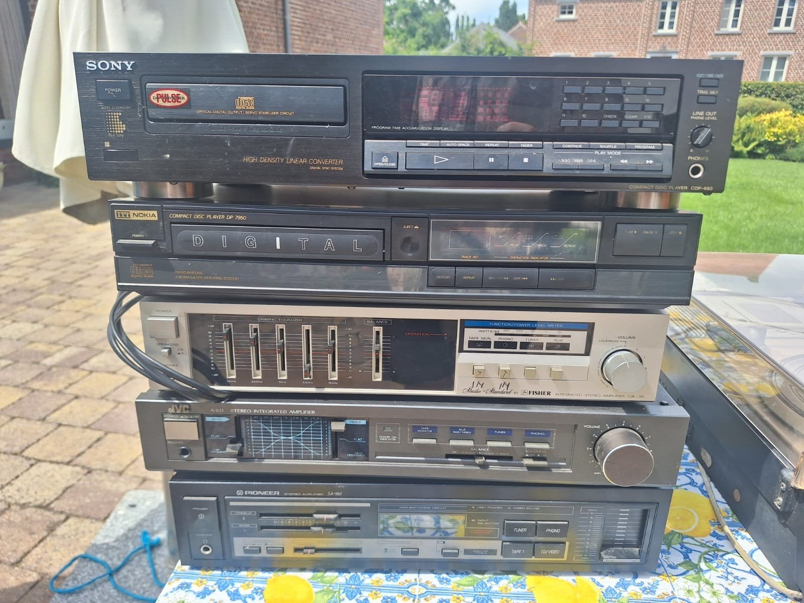 Oude electro, Audio, Tv en Foto, Versterkers en Ontvangers, Ophalen, Gebruikt