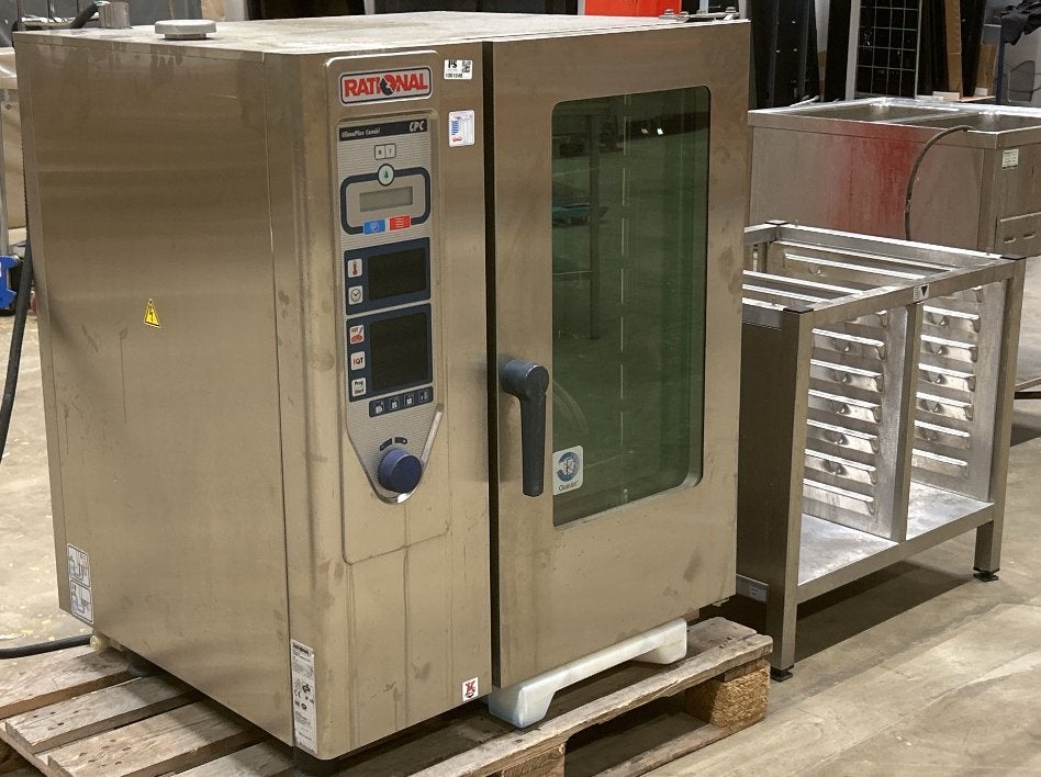 Rational CP61 G combisteamer clean jet chassis acier inoxyda
