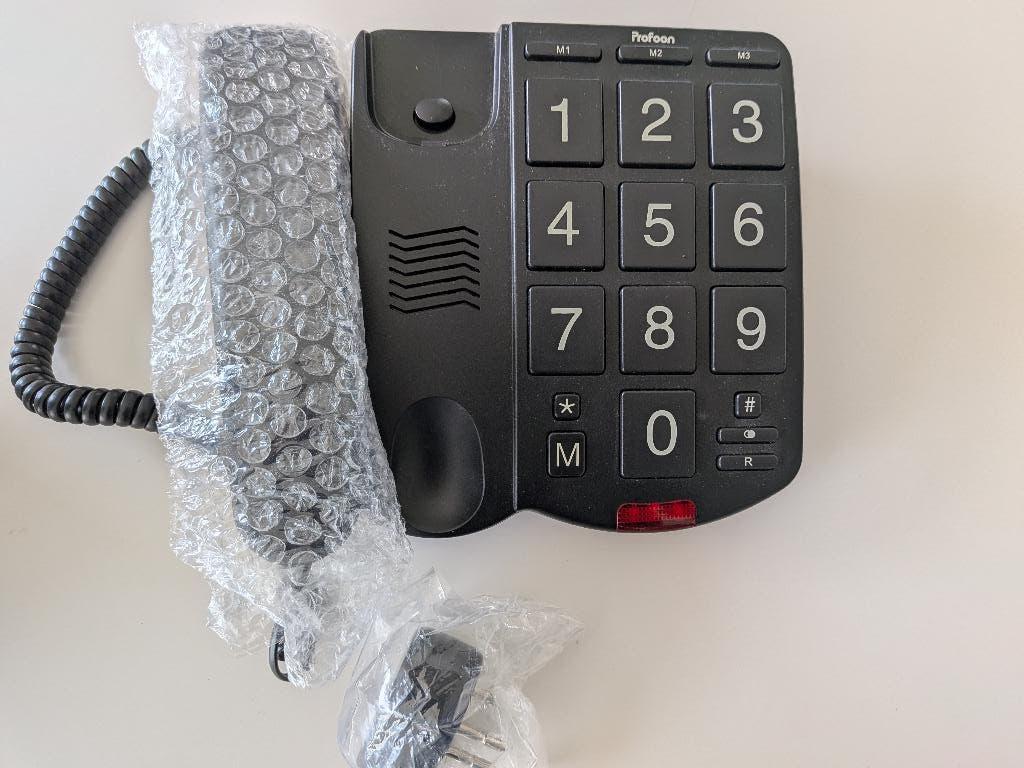 Seniorentelefoon Profoon vaste lijn, Télécoms, Enlèvement, Comme neuf