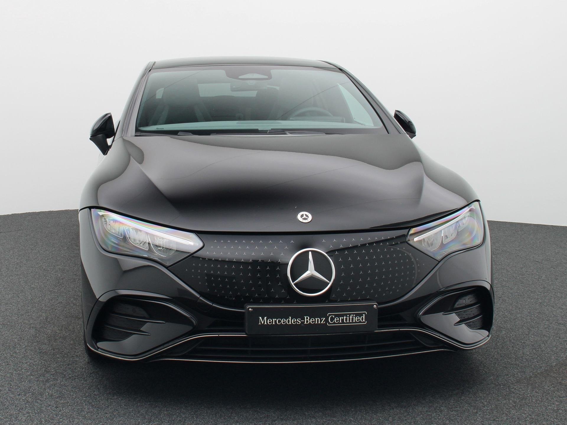 Mercedes-Benz EQE 300 AMG Line + PANORAMISCH DAK + AIRMATIC, Auto's, Mercedes-Benz, Automaat, Gebruikt, Zwart, 96 kWh