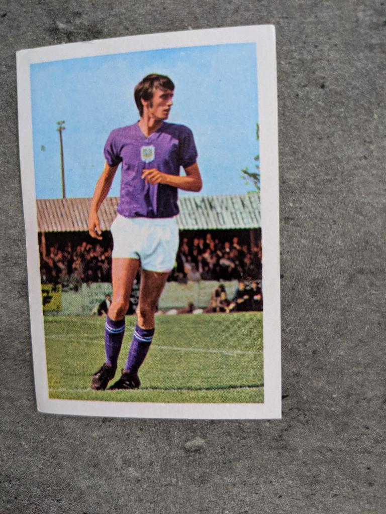 PHOTO DE ROBBIE RENSENBRINK, FOOTBALL D'ANDERLECHT, 1973, Enlèvement ou Envoi, Comme neuf, Image