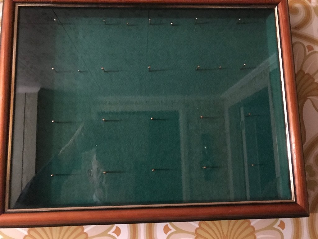 zakhorloge kast met glas voor 20 stuks, Antiek en Kunst, Ophalen