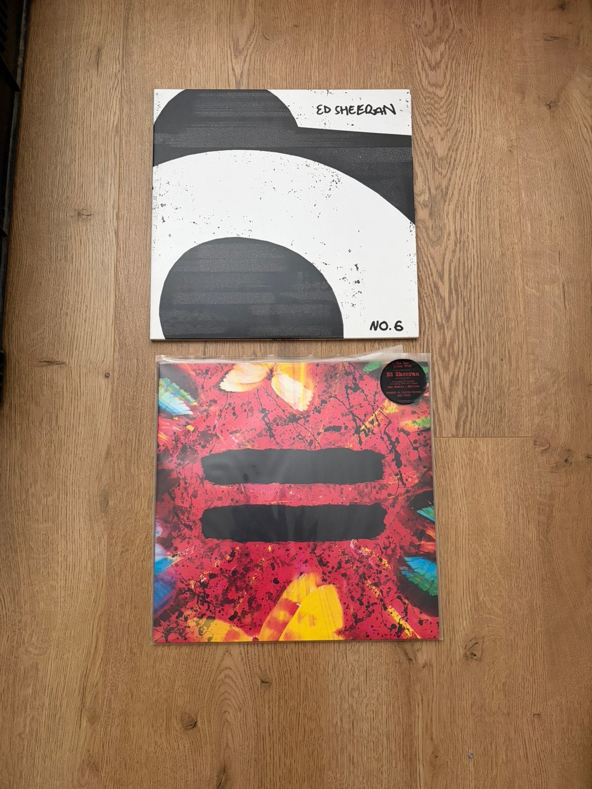 2 x Ed Sheeran vinyl, Cd's en Dvd's, Verzenden, Zo goed als nieuw