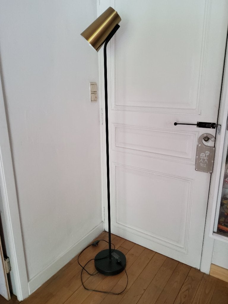 Lampadaire sur pied, Comme neuf, Métal, Moderne, 150 à 200 cm