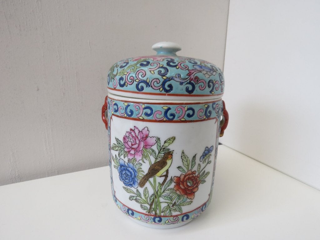 Pot à gingembre vintage peint à la main, Antiquités & Art, Enlèvement ou Envoi