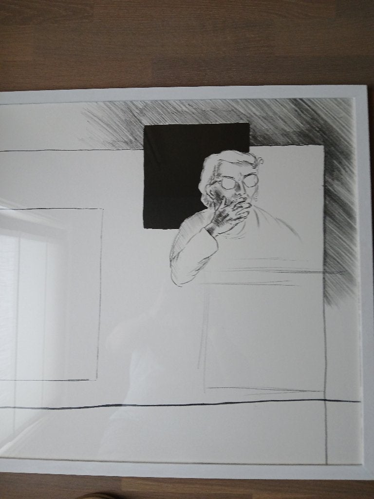 Roger Raveel, Antiquités & Art, Avec verre, Enlèvement, Autres sujets, Lithographie