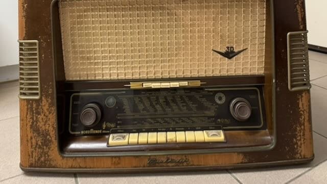 Lampen Radio Normende Tannhauser 56 3D, Ophalen, Niet werkend, Radio