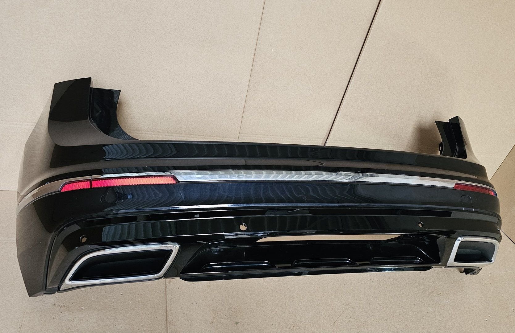 Achterbumper Volkswagen Tiguan 5NA R-line VW 4xPDC LC9X ORIG, Arrière, -, Origine de la pièce connue, Utilisé