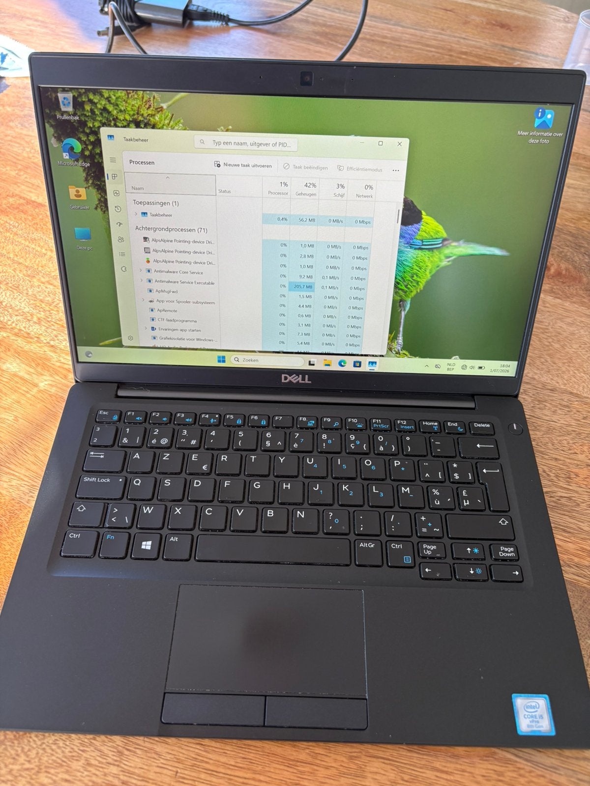 Dell Latitude 7390 TOUCHSCREEN Laptop, Computers en Software, Windows Laptops, Zo goed als nieuw, Azerty, Ophalen of Verzenden