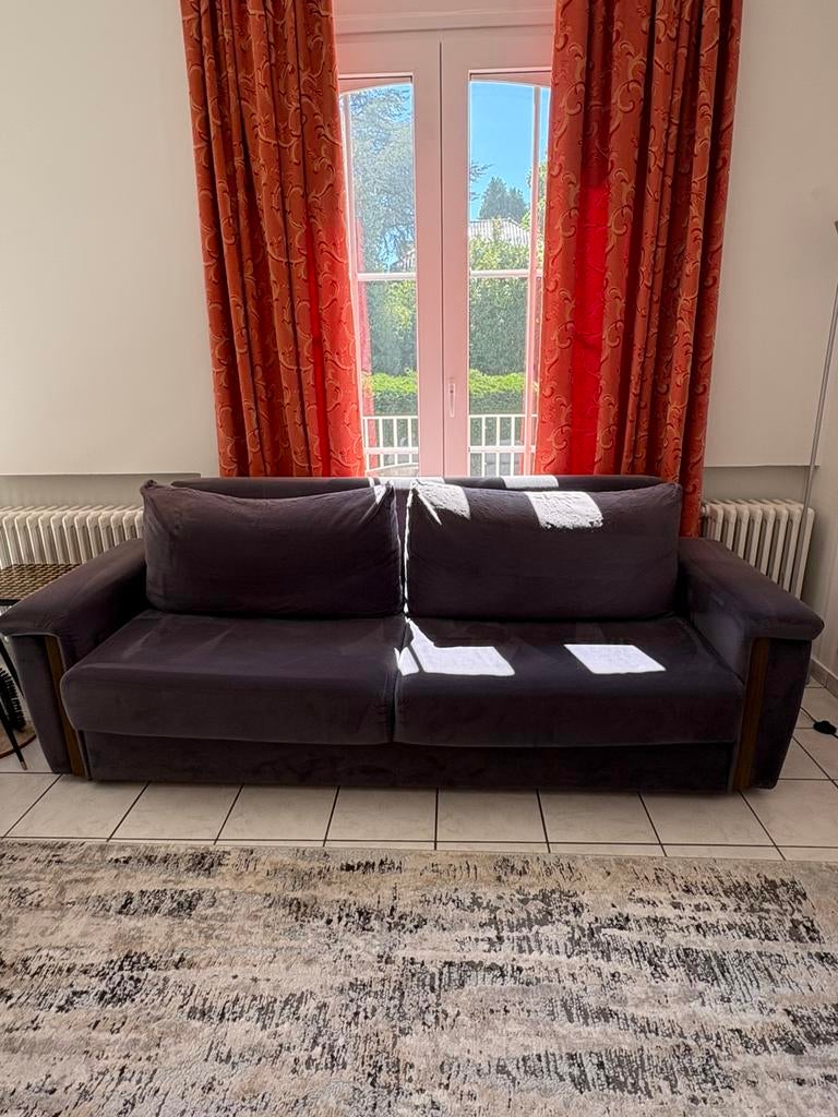 Canapés 2 + 3 places convertible et confortables – bon état, Maison & Meubles, Canapés | Salons, Enlèvement, Quatre personnes ou plus