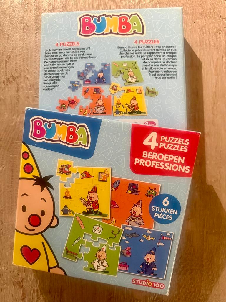 • 4 Bumba puzzels studio100, Ophalen, Zo goed als nieuw