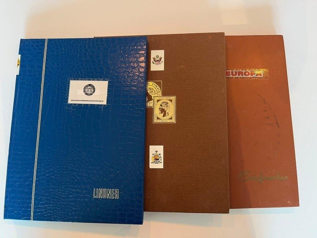 3 postzegelalbums wereld, Timbres & Monnaies, Enlèvement ou Envoi