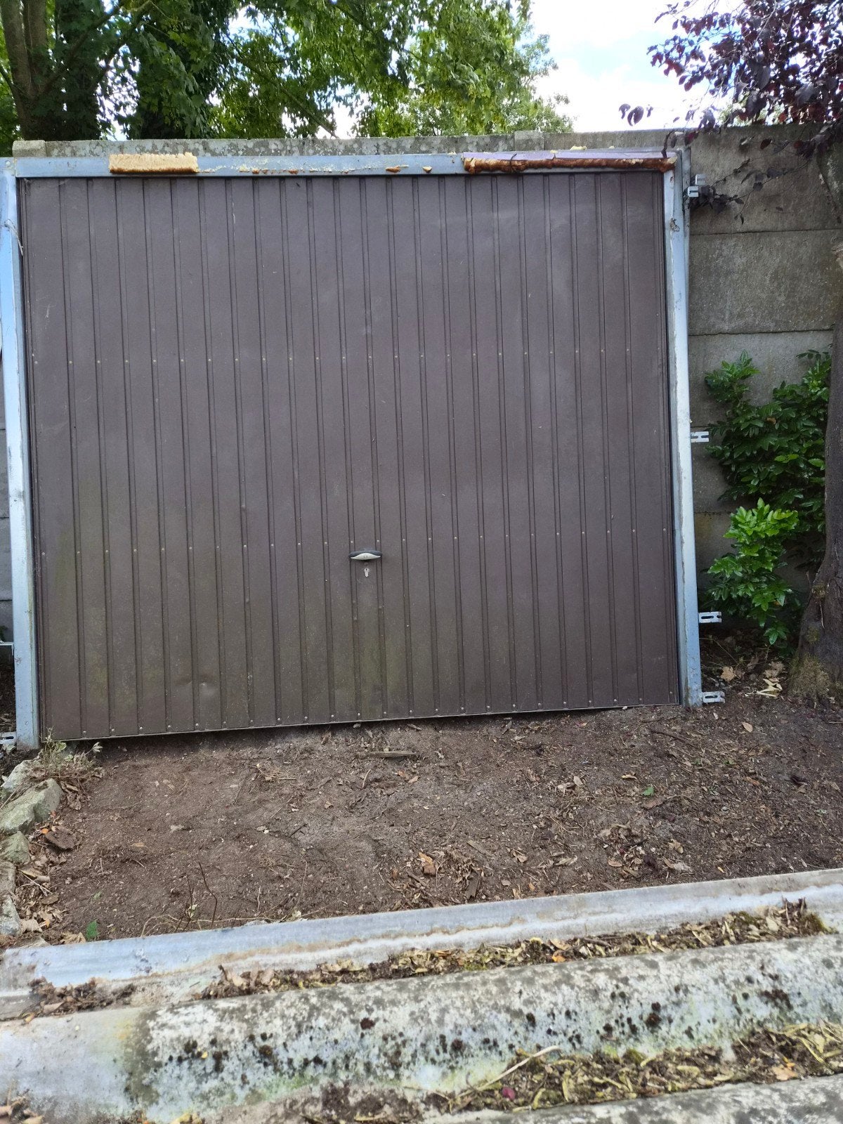 Garagepoort 2 stuks hoogte 220 cm op 246 cm, Immo, Garages en Parkeerplaatsen