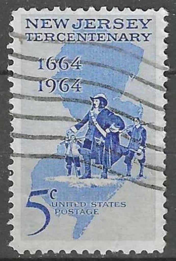 USA 1964 - Yvert 763 - Kolonisatie New Jersey  (ST), Verzenden, Gestempeld