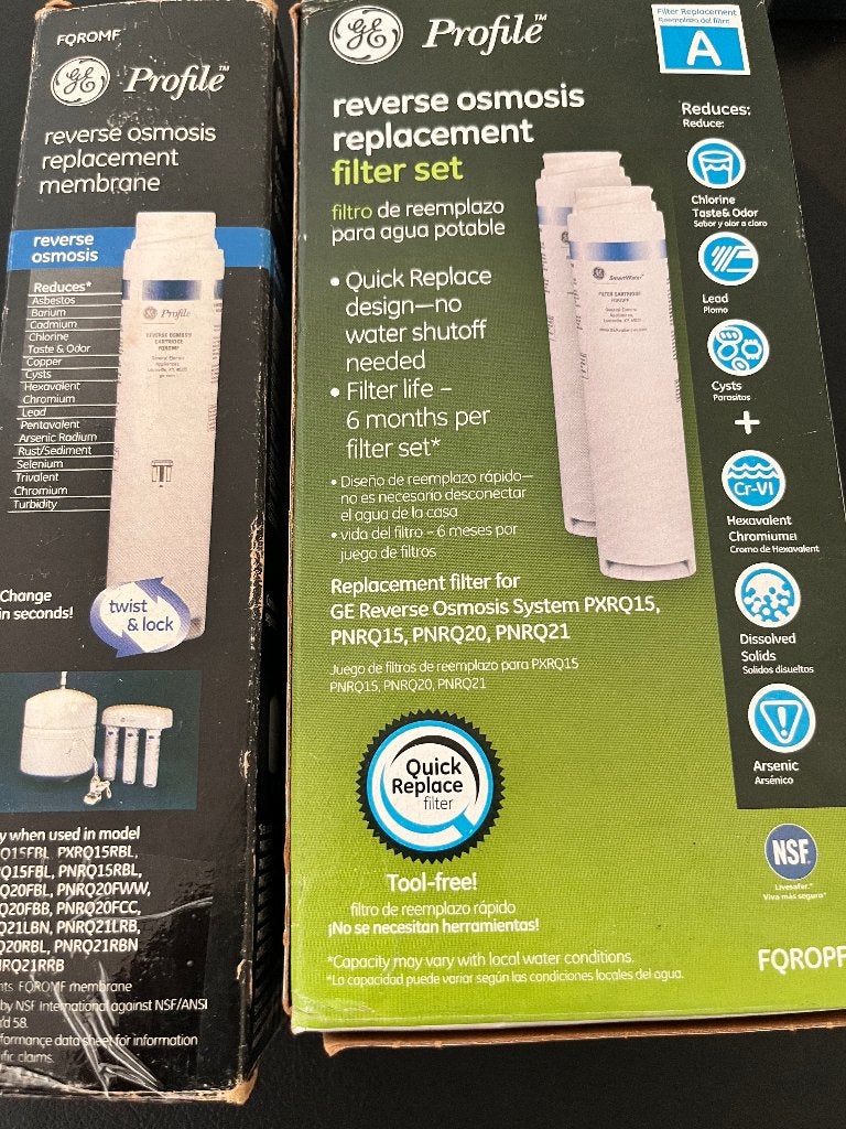 GE waterfilter patronen Reverse Osmosis, Ophalen, Nieuw, Overige typen