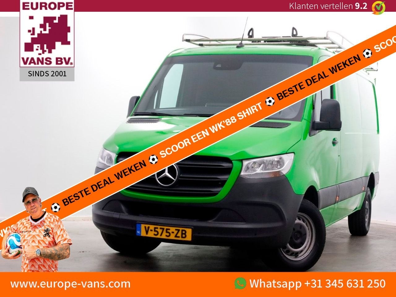 Mercedes-Benz Sprinter 314 CDI 134pk E6 RWD L2H1 7G Automaat, Automaat, Mercedes-Benz, Bedrijf, Diesel