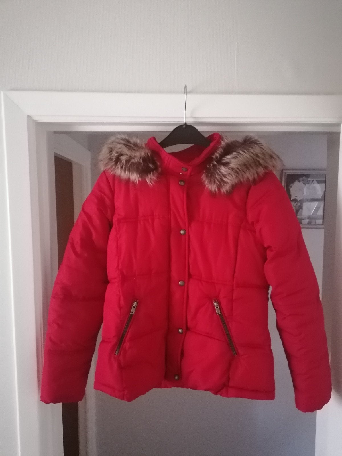 winterjas dames, Ophalen of Verzenden, Maat 38/40 (M), Rood