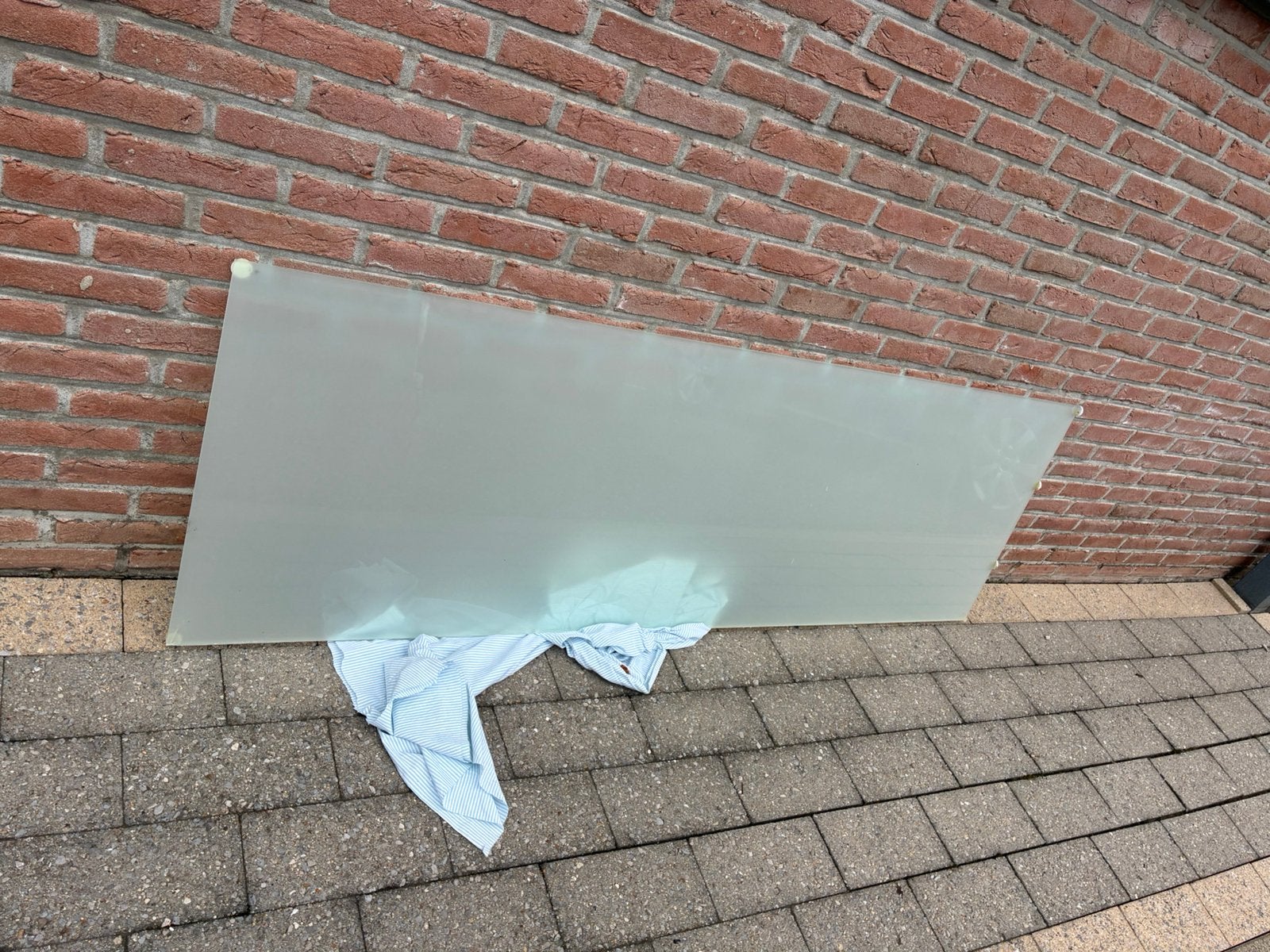 Dubbel glas mat, Ophalen, Zo goed als nieuw