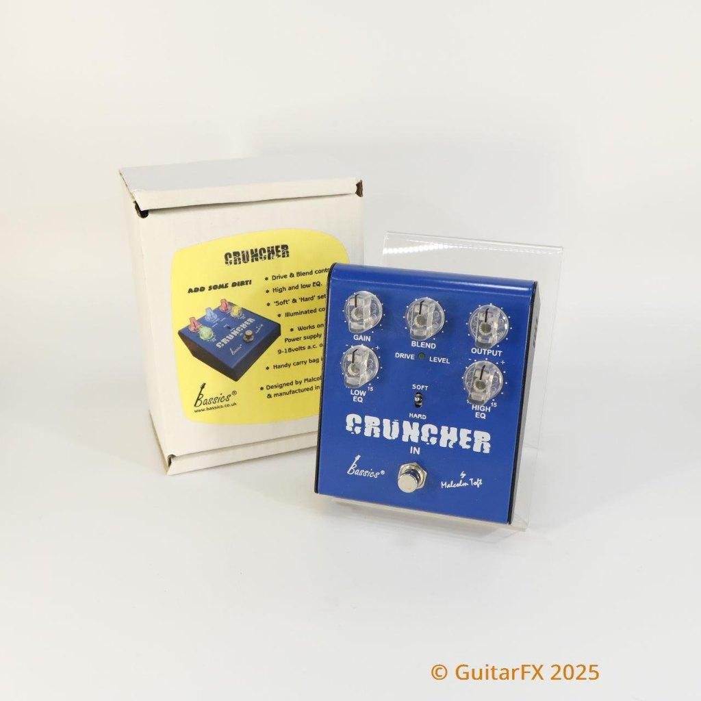 Bassics Cruncher Overdrive / Distortion (s/n CR0111, in doos, Ophalen of Verzenden, Gebruikt
