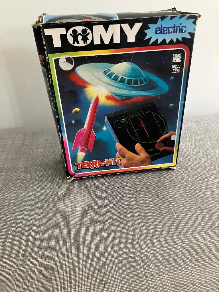 vintage game TOMY electric Terra-hit in originele verpakking, Enlèvement, Autres marques, Utilisé