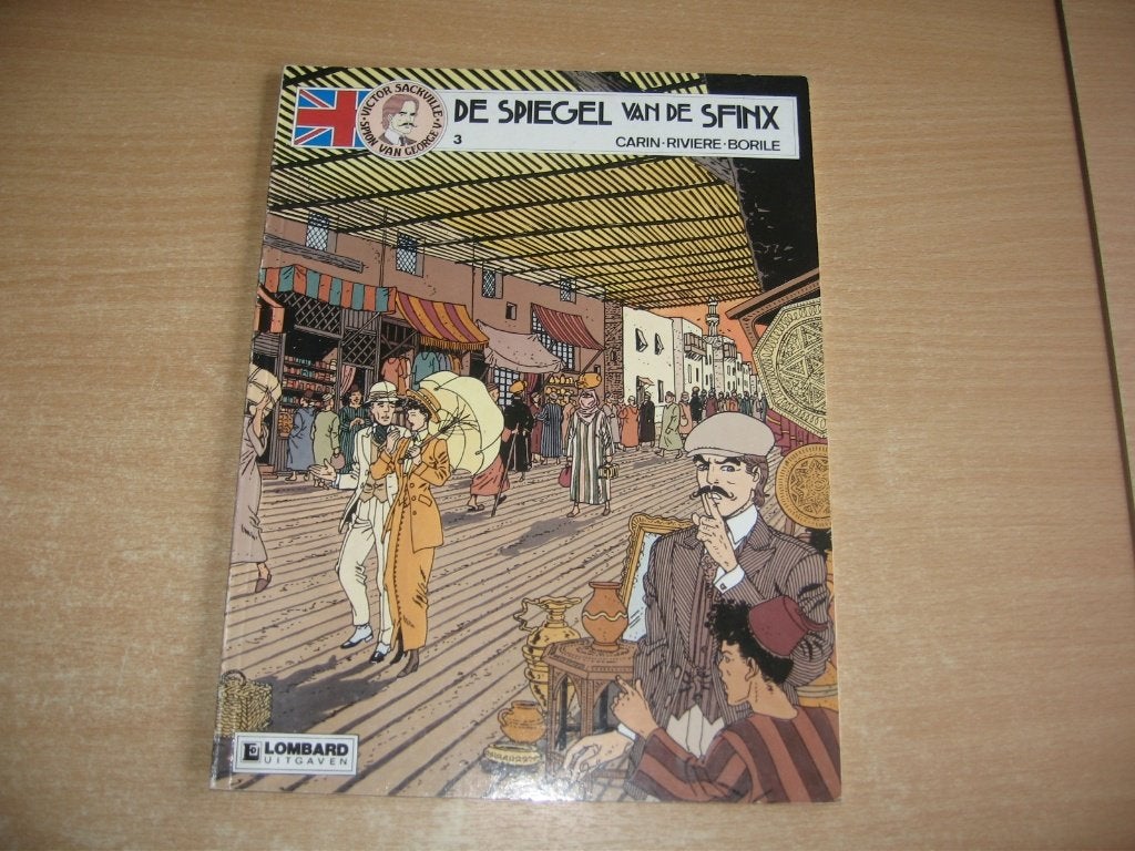 Victor Sackville 3 : De spiegel van de sfinx - 1e druk 1988., Eén stripboek, Ophalen of Verzenden, Gelezen