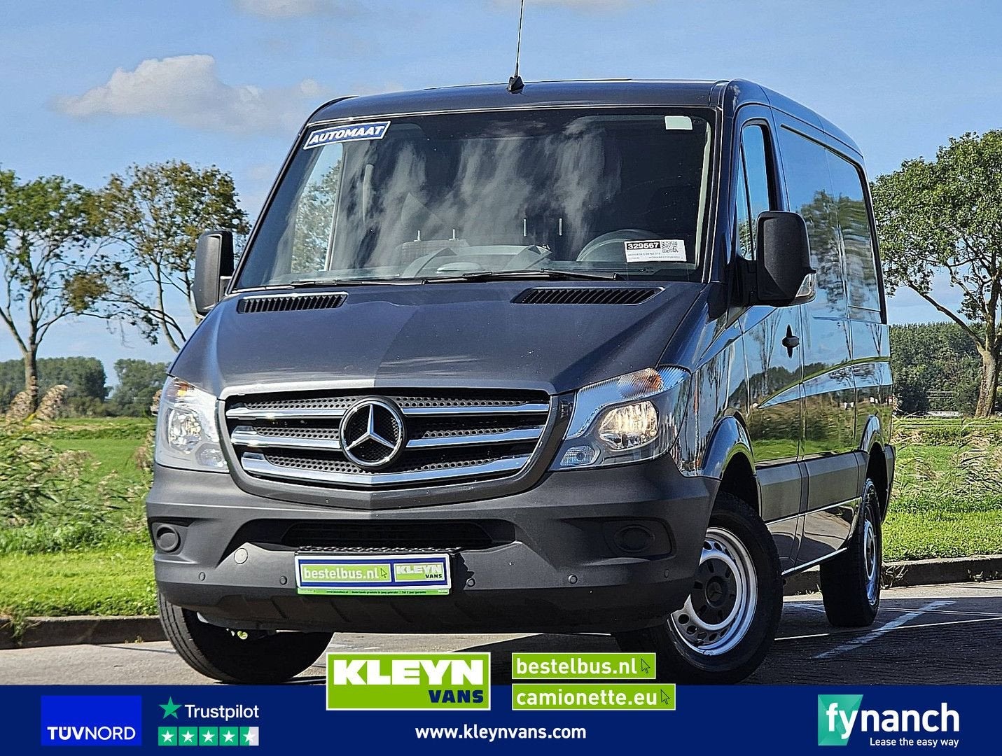 Mercedes-Benz Sprinter 313CDI L1H1 Autom. Trekhaak, Autos, Argent ou Gris, Achat, Entreprise, Mercedes-Benz