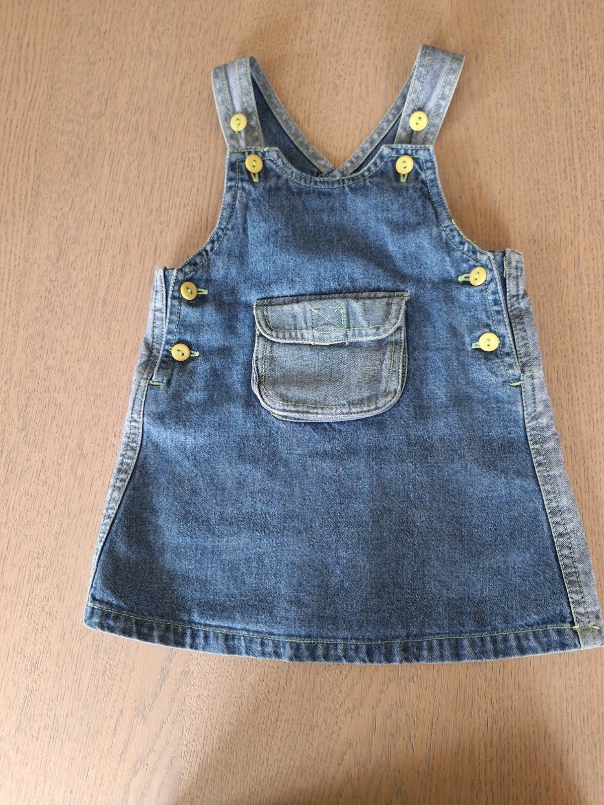 Jeans overgooier maat 74, Ophalen