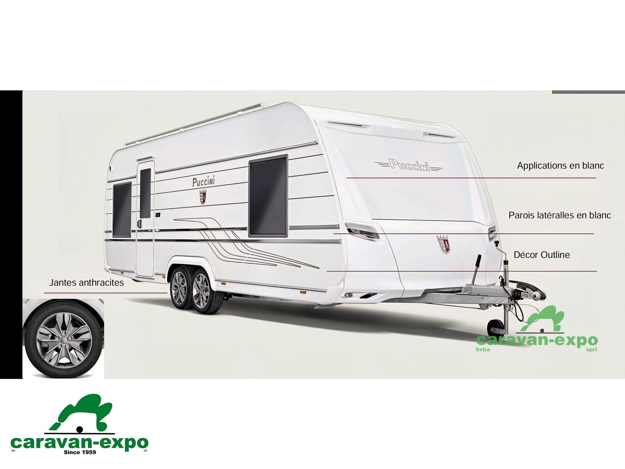 TABBERT PUCCINI 620 SD/F 2026, Caravanes & Camping, Caravanes, Entreprise, jusqu'à 4, 1500 - 2000 kg, Tabbert, 6 à 7 mètres