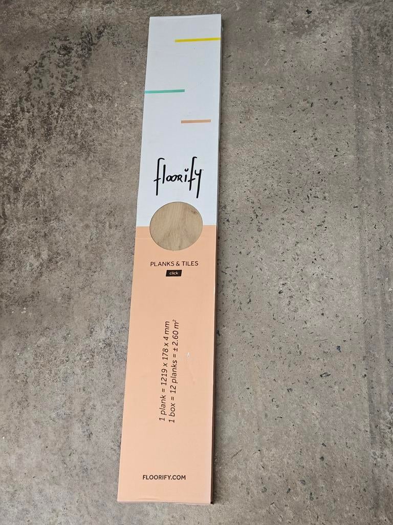 Floorify klikvinyl vloer 10m², Doe-het-zelf en Bouw, Ophalen
