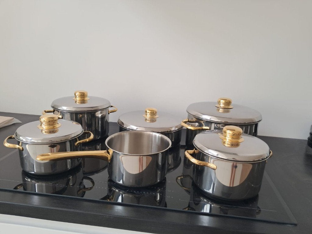 Nieuwe set kookpotten te koop, Enlèvement, Neuf