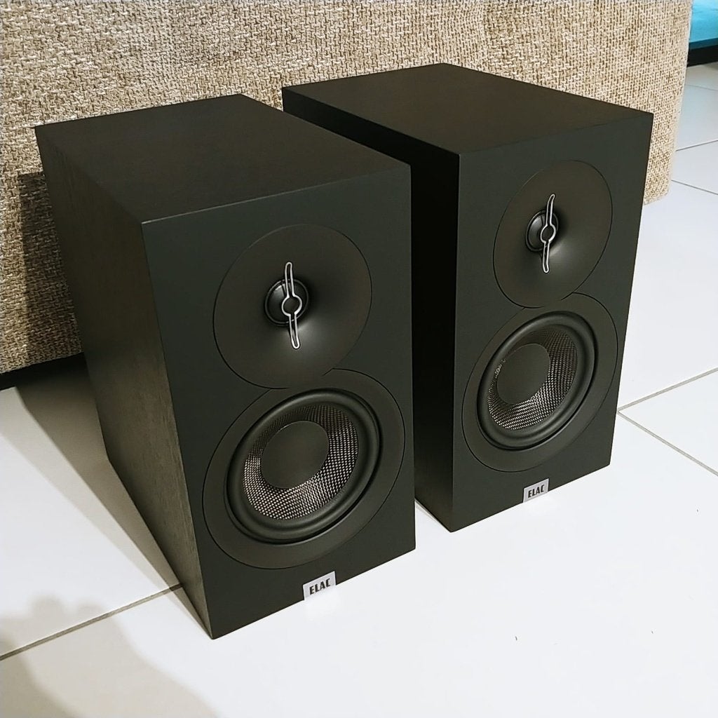 Enceintes Elac Debut 3.0 DB53 + Crossover update NEUVES, Bass-reflex, Comme neuf, 120 à 150 watts, Envoi
