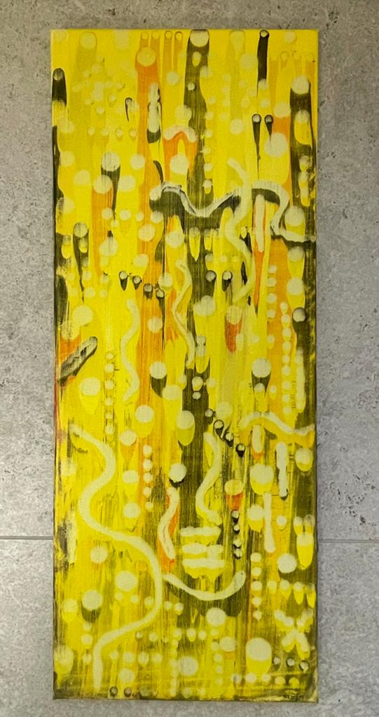 Abstract painting, Ophalen of Verzenden