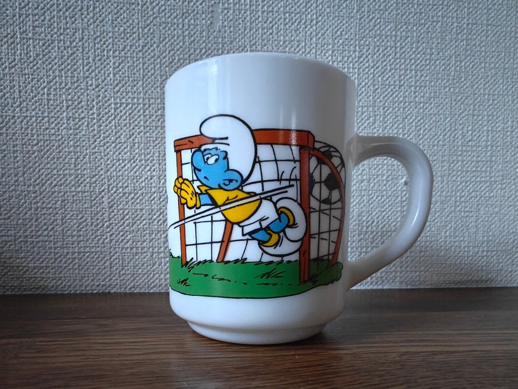 Mok - Smurfen Sport - Dixan, Ophalen of Verzenden, Smurfen, Nieuw, Gebruiksvoorwerp