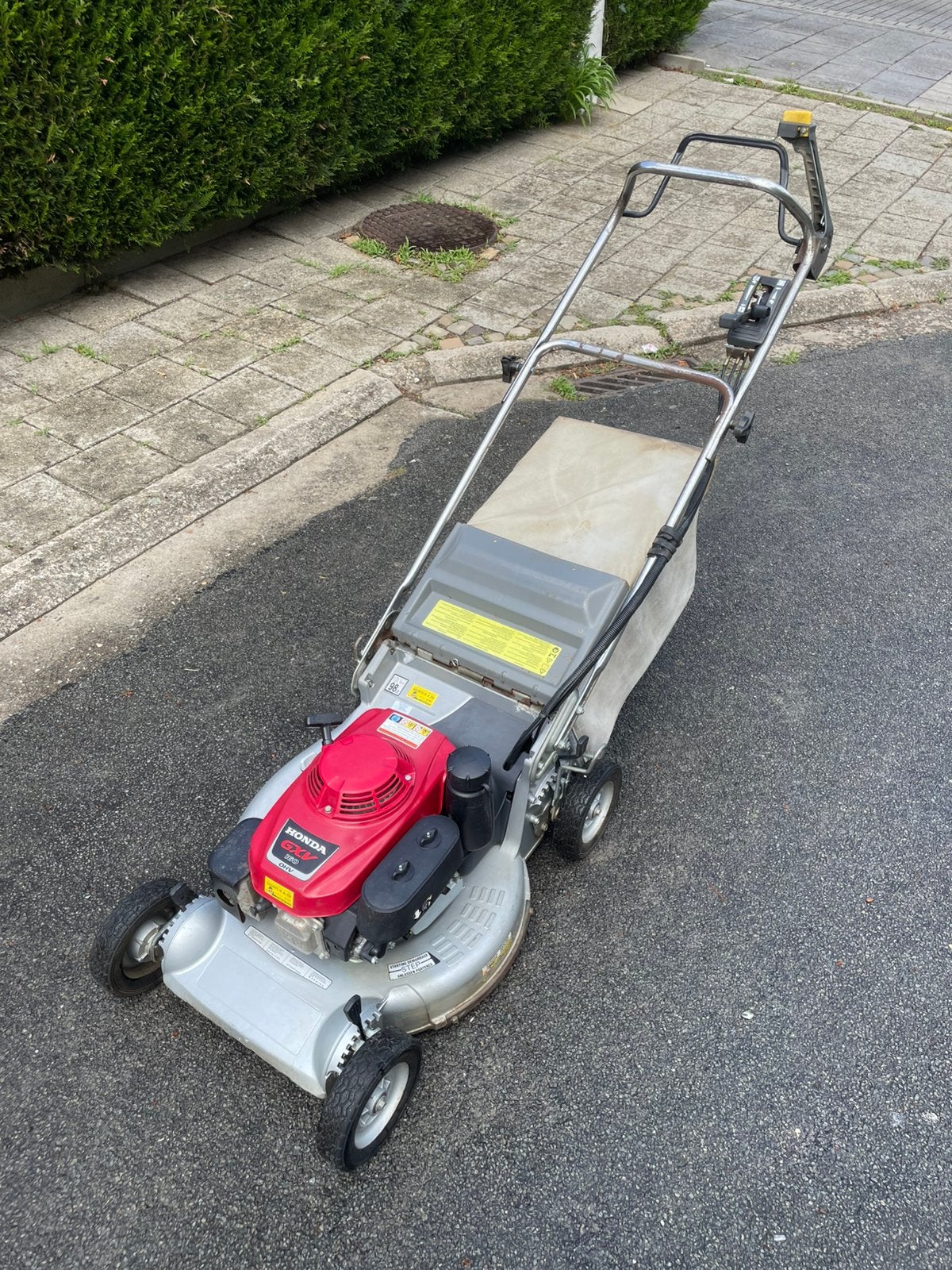 Professionele grasmaaier Honda, Jardin & Terrasse, Tondeuses à gazon, Comme neuf, Vitesses, Enlèvement