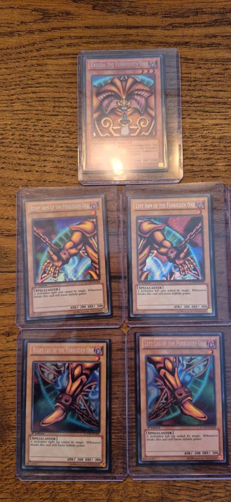 EXODIA Complete Set LOB en LCYW 1st edition, Enlèvement ou Envoi