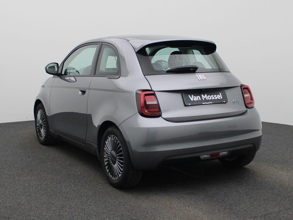 Fiat 500 500e 42 kWh Icon, Auto's, 4 zetels, Stof, 1365 kg, Zilver of Grijs