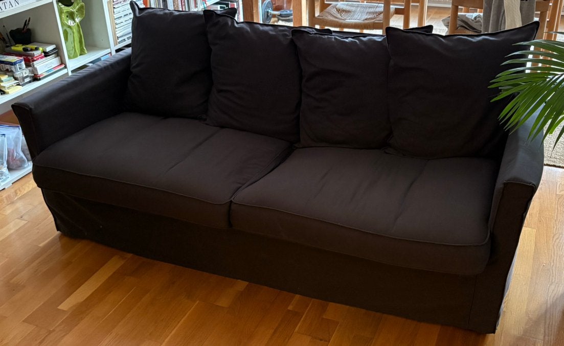 Ikea harnosand zetel donkerblauw, Ophalen, Gebruikt