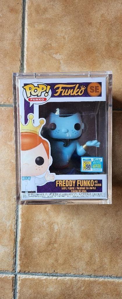 Disney aladdin grail freddy funko genie comic con funko pop, Verzamelen, Poppetjes en Figuurtjes, Nieuw, Ophalen of Verzenden