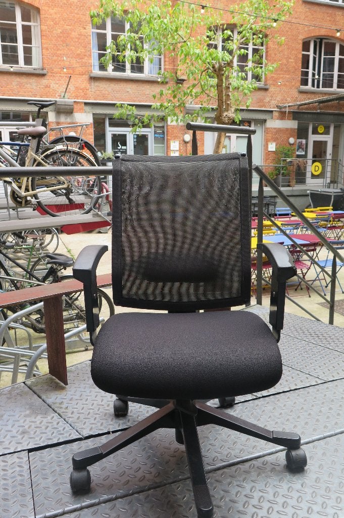 Chaise de bureau Noir, Enlèvement, Utilisé, Chaise de bureau, Ergonomique