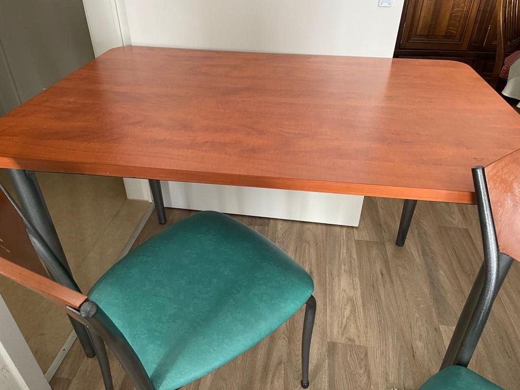 Tafel /stoelen, Huis en Inrichting, Ophalen, Gebruikt, 100 tot 150 cm, 50 tot 100 cm