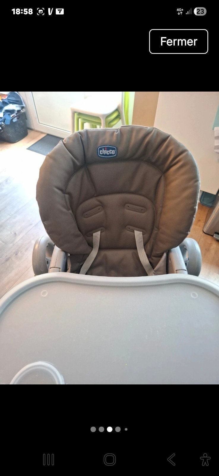 Chaise haute chicco polly relax