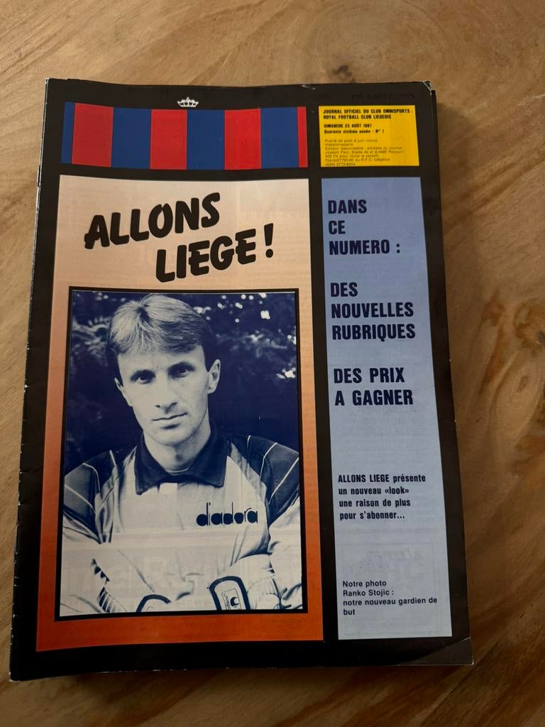 Rfc liege, Enlèvement ou Envoi, Comme neuf