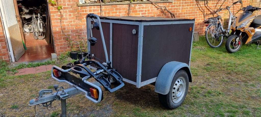 Bagagewagen zeer goed staat met trekhak voor fietsdrager. Me, Caravans en Kamperen, Ophalen of Verzenden
