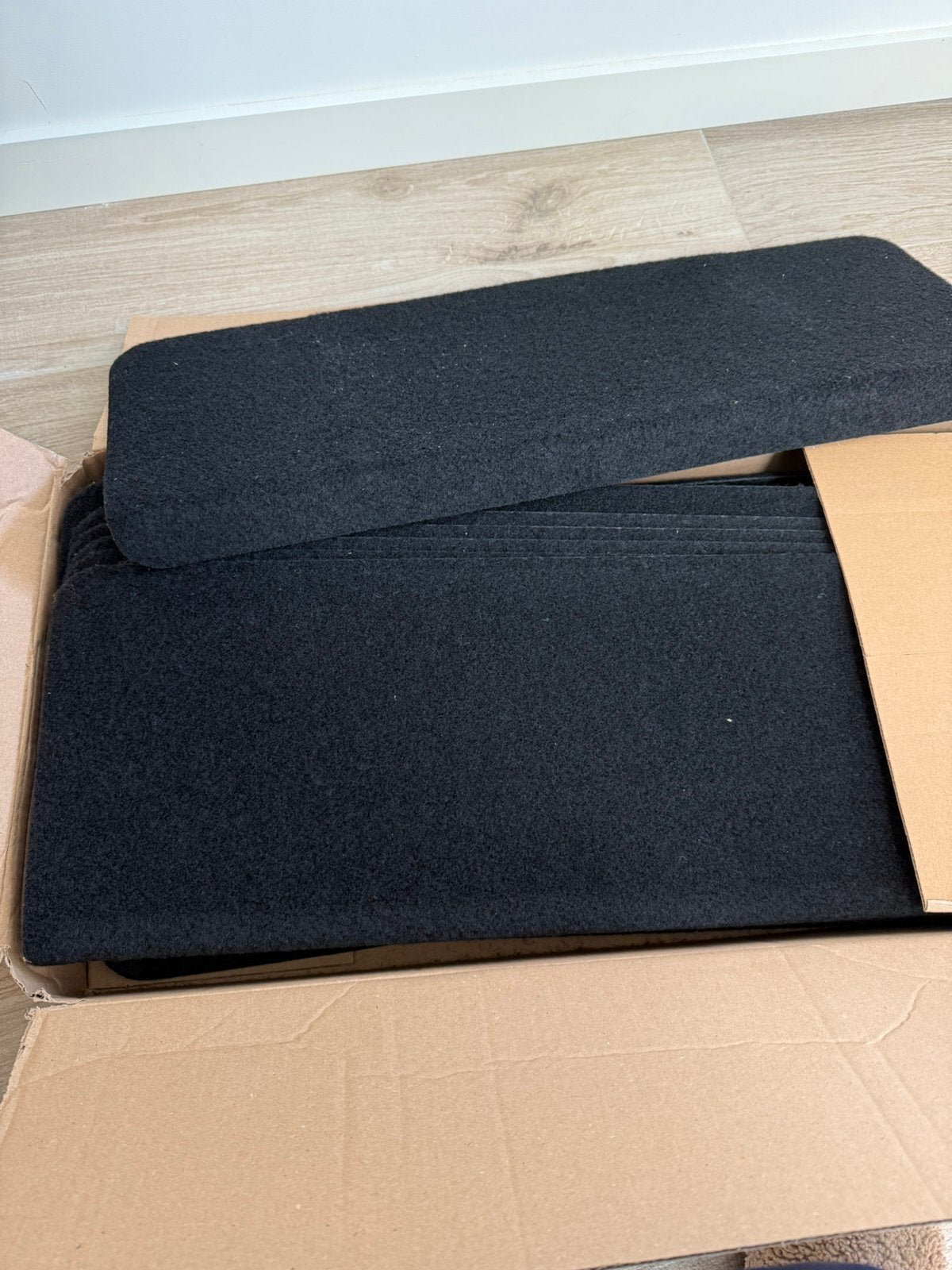 Trapmatten zwart - 15 stuks - 65x22x3,5cm, Ophalen, Nieuw