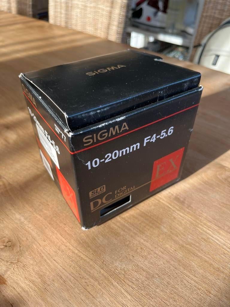 Sigma 10-20mm F4-5.6 Groothoeklens DC EX, Audio, Tv en Foto, Foto | Lenzen en Objectieven, Ophalen of Verzenden, Gebruikt, Groothoeklens