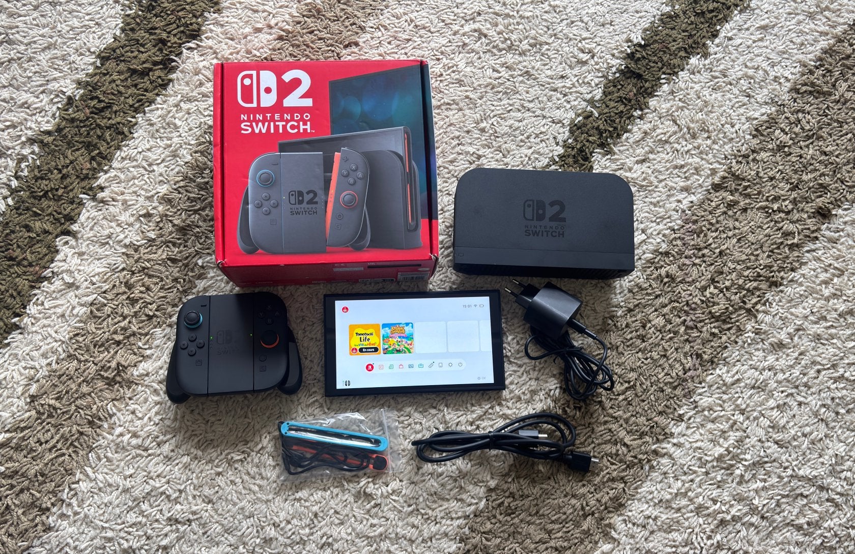 Console Nintendo Switch 2 peu utilisé ! + 2 jeux inclus !, Enlèvement ou Envoi